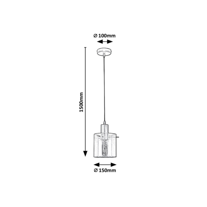 Rabalux - Chandelier on a string 1xE27/40W/230V