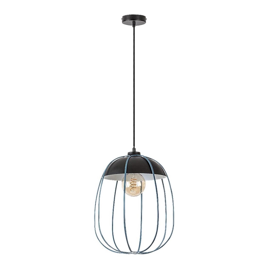 Rabalux - Chandelier on a string 1xE27/60W/230V black/blue