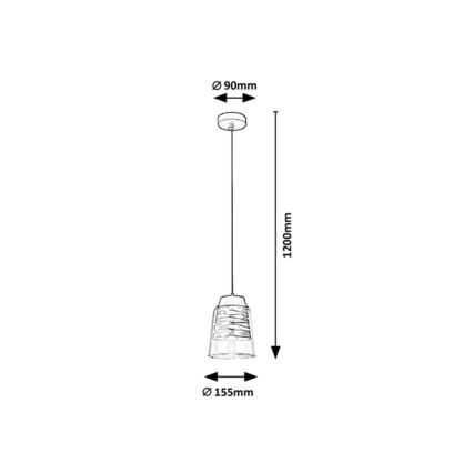 Rabalux - Chandelier on a string 1xE27/60W/230V
