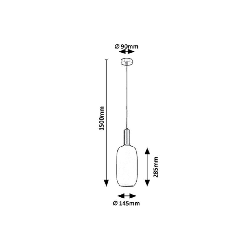 Rabalux - Chandelier on a string 1xE27/60W/230V