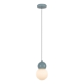 Rabalux - Chandelier on a string 1xG9/38W/230V blue