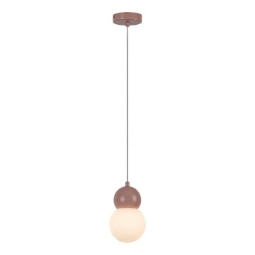 Rabalux - Chandelier on a string 1xG9/38W/230V pink