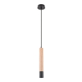 Rabalux - Chandelier on a string 1xGU10/50W/230V beech