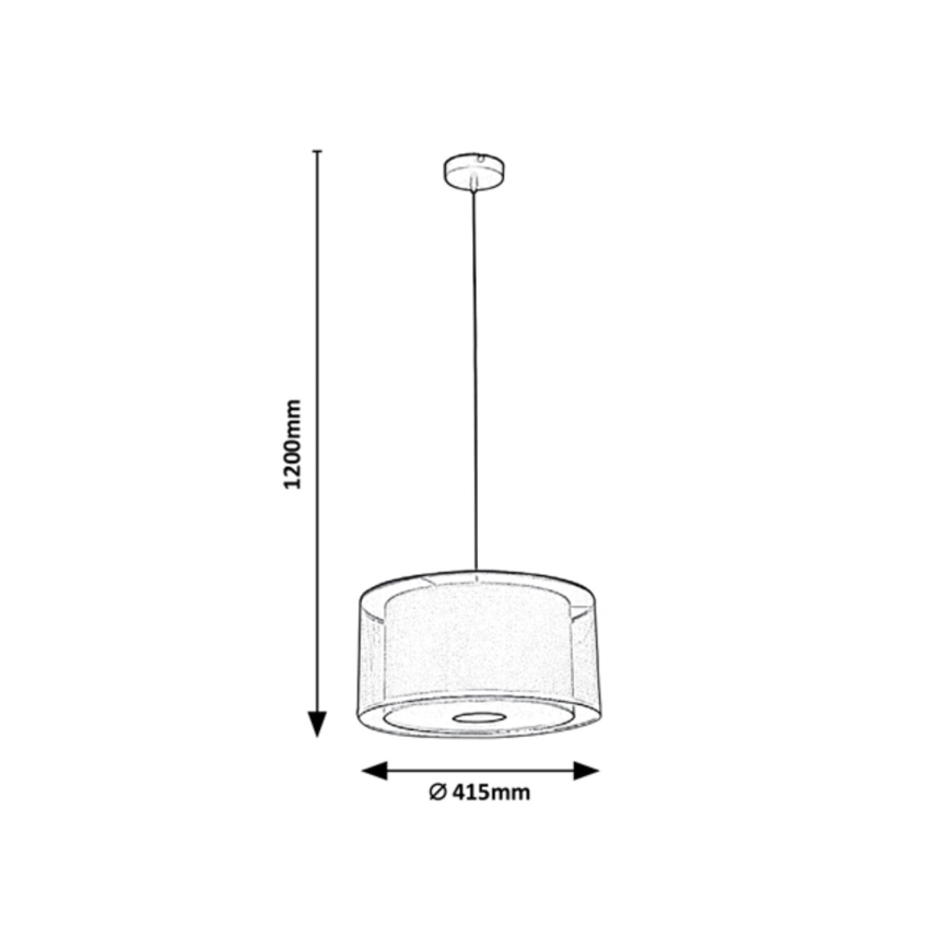 Rabalux - Chandelier on a string 3xE27/40W/230V