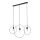 Rabalux - Chandelier on a string 3xE27/40W/230V