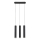 Rabalux - Chandelier on a string 3xGU10/5W/230V