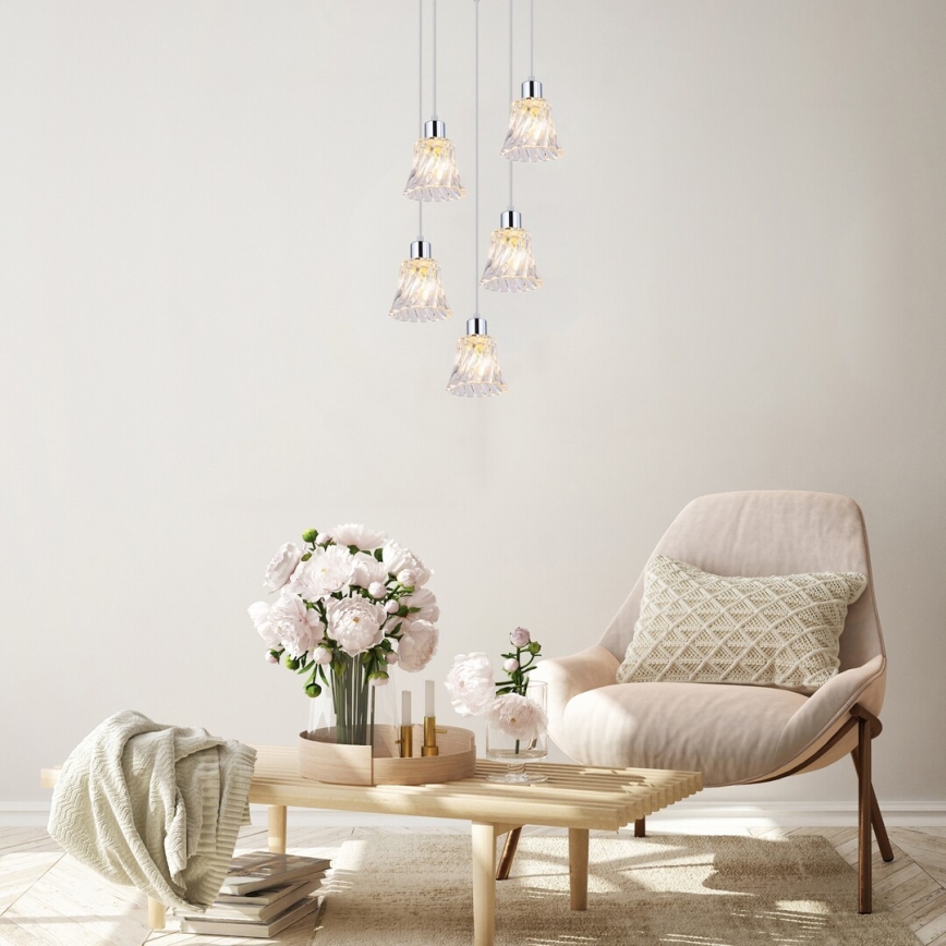 Rabalux - Chandelier on a string 5xE14/40W/230V