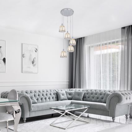 Rabalux - Chandelier on a string 5xE14/40W/230V