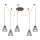 Rabalux - Chandelier on a string 5xE27/40W/230V spider black/beech