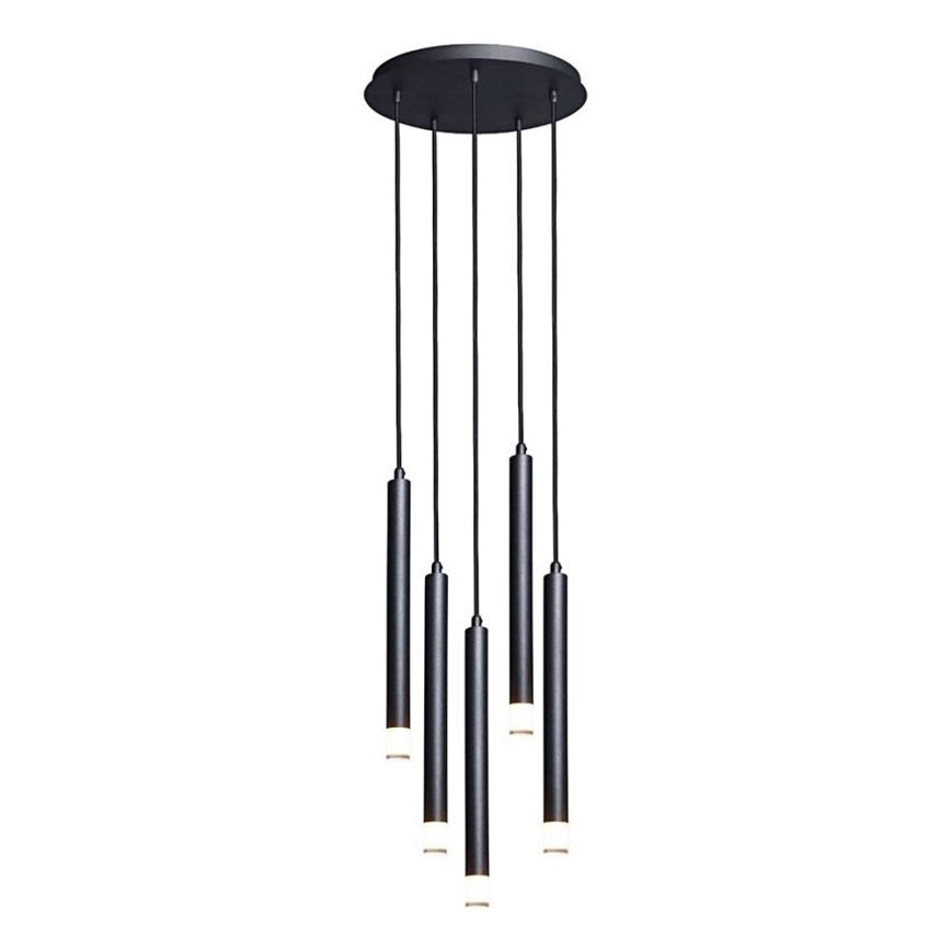 Rabalux - Chandelier on a string 5xG9/5W/230V black