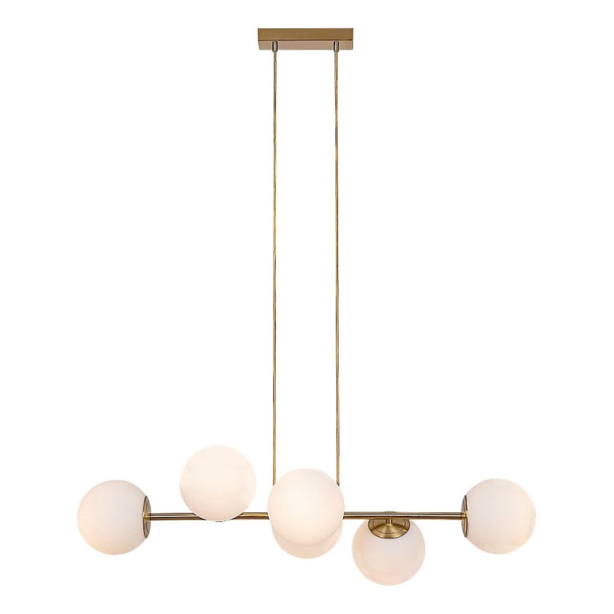 Rabalux - Chandelier on a string 6xE27/35W/230V gold