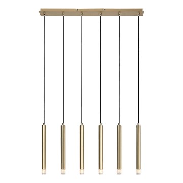 Rabalux - Chandelier on a string 6xG9/5W/230V gold