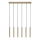 Rabalux - Chandelier on a string 6xG9/5W/230V gold
