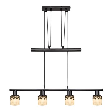 Rabalux - Chandelier on a string LACEY 4xE14/40W/230V