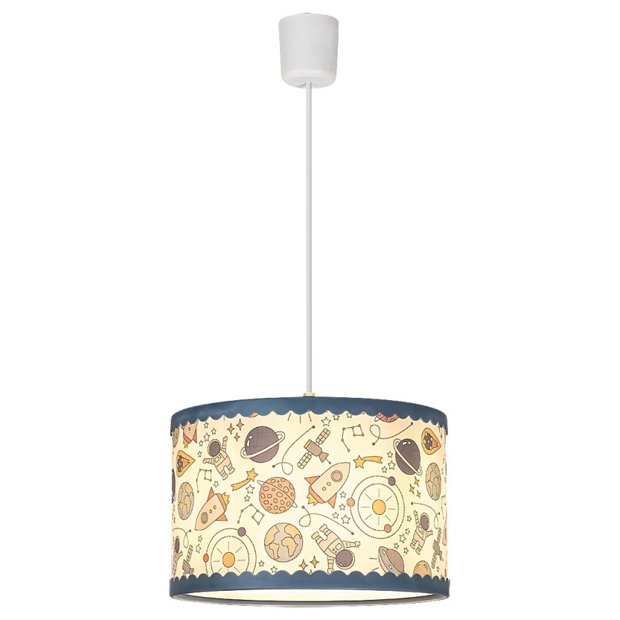 Rabalux - Children's chandelier on a string 1xE27/40W/230V blue