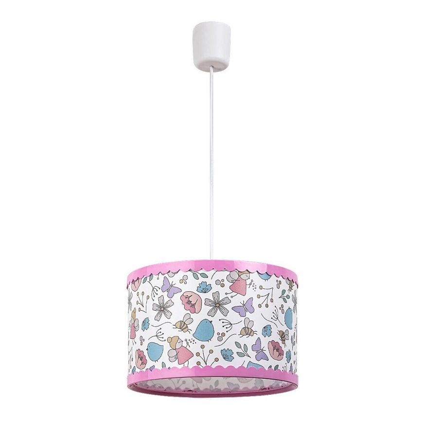 Rabalux - Children's chandelier on a string 1xE27/40W/230V pink
