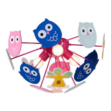 Rabalux - Children's surface-mounted chandelier BIRDY 3xE14/40W/230V