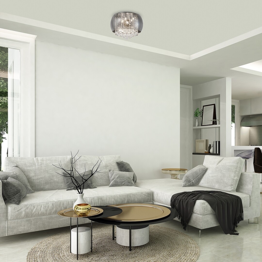 Rabalux - Crystal ceiling light 6xG9/40W/230V Ø 35.5 cm