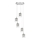 Rabalux - Crystal chandelier on a string 5xG9/40W/230V