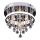 Rabalux - Crystal flush-mount ceiling light LED/20W/230V + 3xE14/40W Ø 30 cm