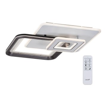 Rabalux - Dimmable LED Flush-Mounted Ceiling Light LED/48W/230V 3000K/4000K/6000K + Remote Control 49.5x49.5 cm
