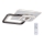 Rabalux - Dimmable LED Flush-Mounted Ceiling Light LED/48W/230V 3000K/4000K/6000K + Remote Control 49.5x49.5 cm
