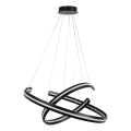 Rabalux - Dimmable LED pendant light on cable LED/80W/230V 3000-6500K black + remote control