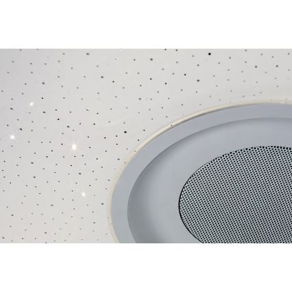 Rabalux - LED RGB Dimmable Ceiling Light with Speaker LED/18W/230V 3000-6000K Bluetooth + Remote Control 36,5x36,5 cm