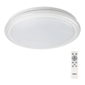 Rabalux - Dimmable RGB LED Ceiling Light with Remote Control, 32W/230V, Ø 40 cm