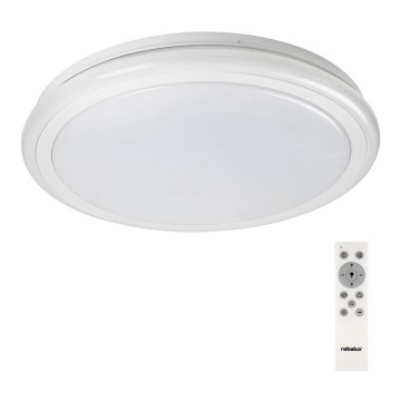 Rabalux - Dimmable RGB LED Ceiling Light with Remote Control, 32W/230V, Ø 40 cm