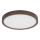 Rabalux - LED Bathroom Ceiling Light, 18W, 230V, Selectable 3000/4000/6000K, Ø 29 cm, IP44, Brown