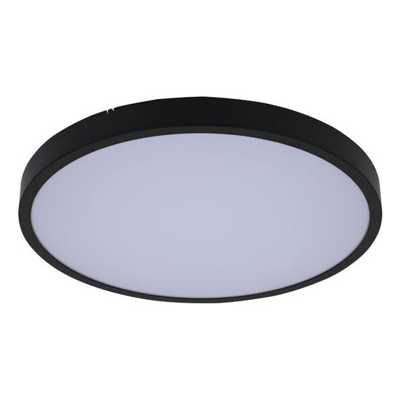 Rabalux - LED Bathroom ceiling light LED/12W/230V 3000/4000/6000K IP44 d. 25,5 cm black