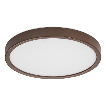 Rabalux - LED Bathroom Ceiling Light LED/18W/230V 3000/4000/6000K Ø 29 cm IP44 Brown