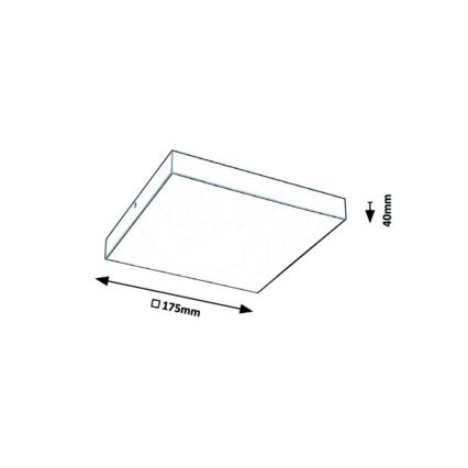 Rabalux - LED Bathroom ceiling light LED/18W/230V 3000-6000K IP44 white