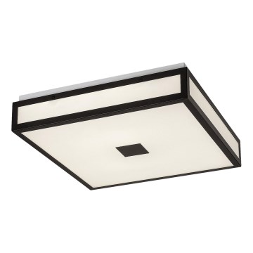 Rabalux - LED Bathroom Ceiling Light LED/18W/230V IP44 Black 30x30 cm