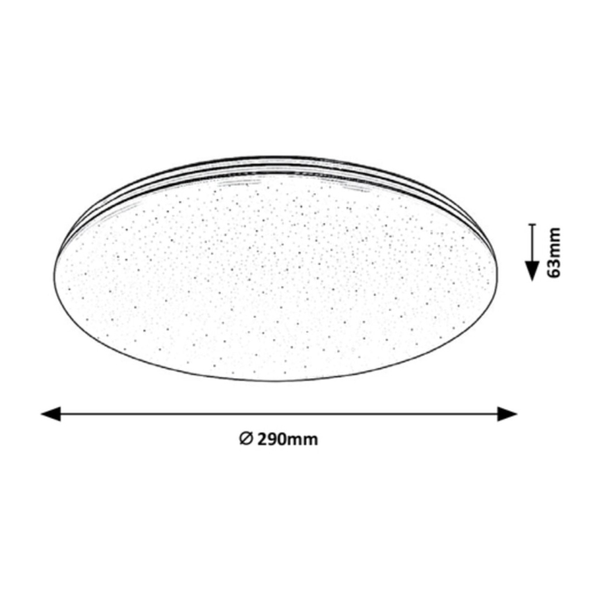 Rabalux - LED Bathroom ceiling light LED/20W/230V IP44