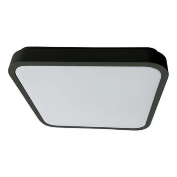 Rabalux - LED Bathroom ceiling light LED/24W/230V 3000/4000/6000K IP44 29x29 cm black
