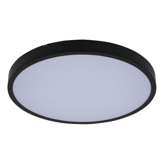 Rabalux - LED Bathroom ceiling light LED/24W/230V 3000/4000/6000K IP44 d. 35,5 cm black