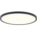Rabalux - LED Bathroom Ceiling Light LED/24W/230V 3000/4000/6000K Ø40 cm IP44 Black