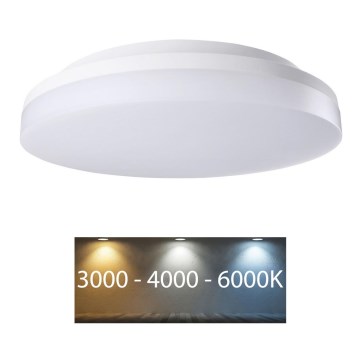Rabalux - LED Bathroom Ceiling Light LED/24W/230V IP54 3000K/4000K/6000K Ø 28 cm