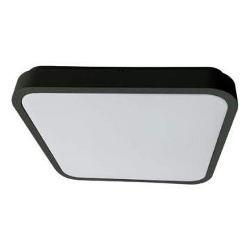 Rabalux - LED Bathroom ceiling light LED/36W/230V 3000/4000/6000K IP44 42x42 cm black