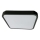 Rabalux - LED Bathroom ceiling light LED/36W/230V 3000/4000/6000K IP44 42x42 cm black