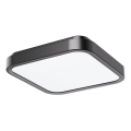 Rabalux - LED Bathroom ceiling light LED/48W/230V IP44 4000K 42x42 cm black