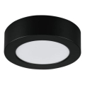 Rabalux - LED bathroom ceiling light LED/7W/230V Ø 12 cm IP44 black