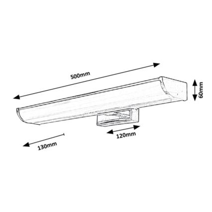 Rabalux - LED Bathroom mirror lighting LED/7,5W/230V IP44