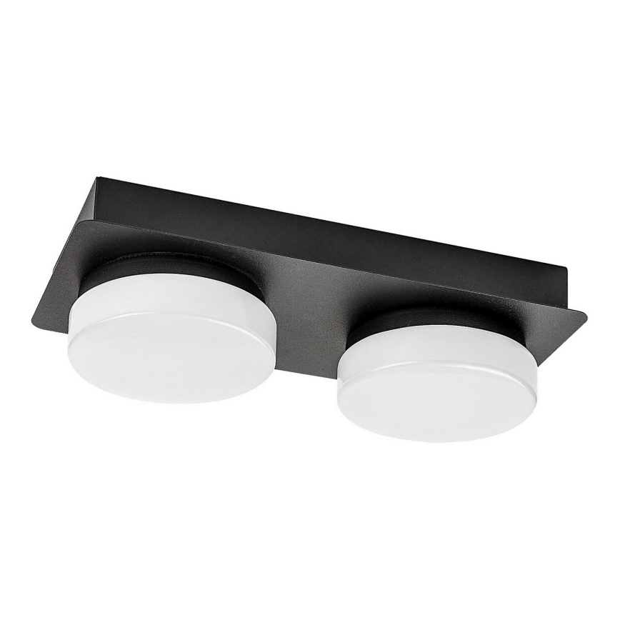 Rabalux - LED Ceiling bathroom light 2xLED/5,5W/230V IP44 black