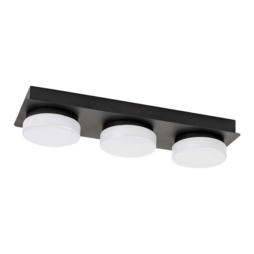 Rabalux - LED Ceiling bathroom light 3xLED/6W/230V IP44 black