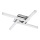 Rabalux - LED Ceiling bathroom light 4xLED/6W IP44 61x61 cm