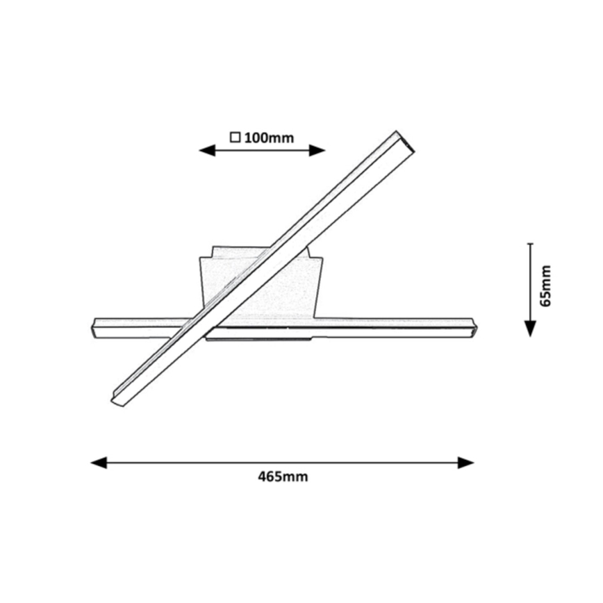 Rabalux - LED Ceiling light 2xLED/14W/230V