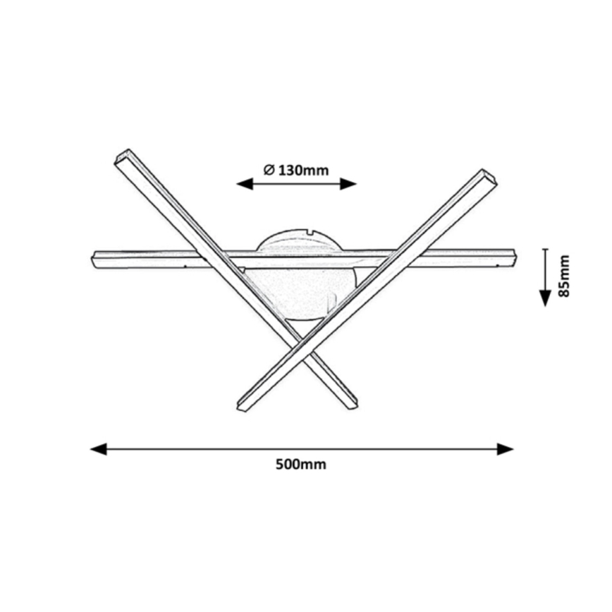 Rabalux - LED Ceiling light 3xLED/25W/230V